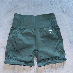 Vital Seamless Gymshark shorts - dark green